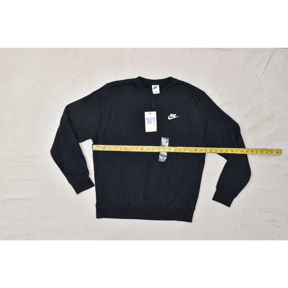 Nike Mens Crewneck Sweatshirt Sportswear Club Fleece Size M NEW BV2662-010 - Picture 4 of 8